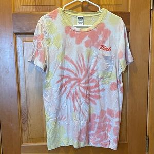 PINK tie dye T-shirt